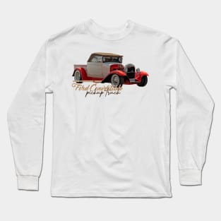 Customized 1932 Ford Convertible Pickup Truck Long Sleeve T-Shirt